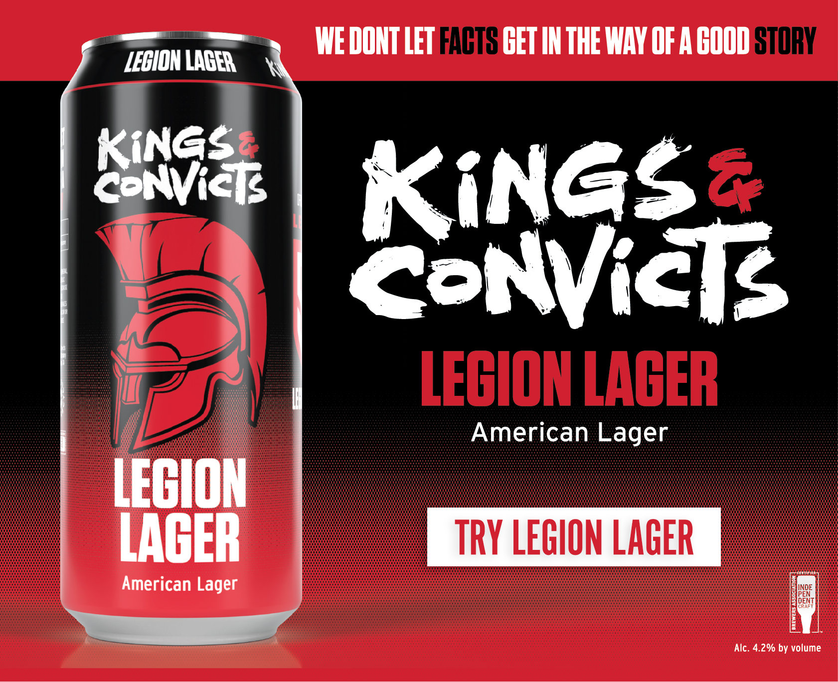 Try Legion Lager Beer