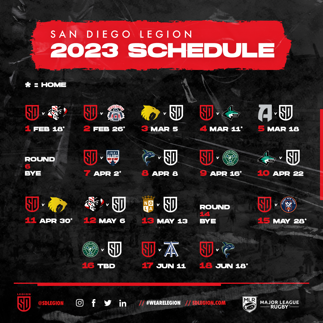 2023 SEASON TICKETS ON SALE NOW! San Diego Legion